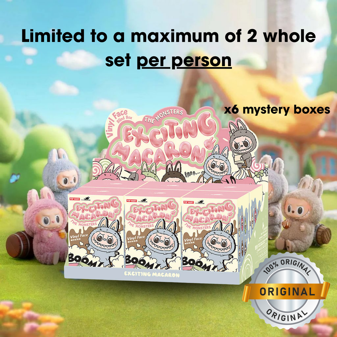 Labubu THE MONSTERS - Exciting Macarons Series